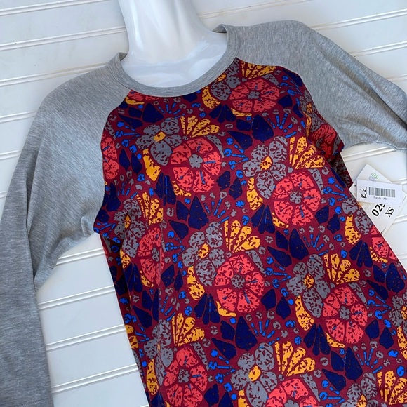 LulaRoe Floral Printed Randy Top-#R-8 - Picture 9 of 12